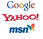 search engine submission to Google, Yahoo and MSN